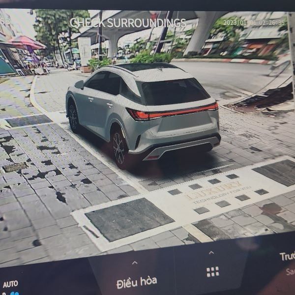 Camera 360 độ theo xe Lexus RX 350