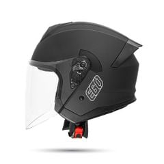  Mũ Bảo Hiểm 3/4 EGO E33 - Đen Nhám 