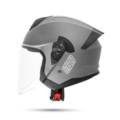  Mũ Bảo Hiểm 3/4 EGO E33 - Xám Titanium 