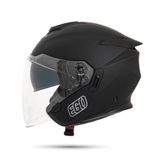 Mũ Bảo Hiểm 3/4 EGO E42 - Đen Nhám