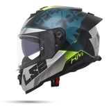 MŨ FULLFACE LS2 FF800 STORM II EVO - Xanh Đen Bạc