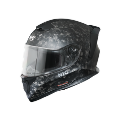  MŨ FULLFACE NIC N02 - FORGED Carbon Nhám 