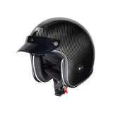 Mũ 3/4 NIC N03 Carbon - 3K Carbon Bóng