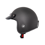 Mũ 3/4 NIC N03 Carbon - 3K Carbon Nhám