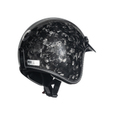Mũ 3/4 NIC N03 Carbon - Forged Carbon Bóng