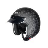 Mũ 3/4 NIC N03 Carbon - Forged Carbon Nhám