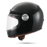 Mũ fullface Bulldog Shiba - Đen Bóng