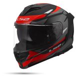 Mũ Fullface LS2 FF818 Storm III - Đen Đỏ