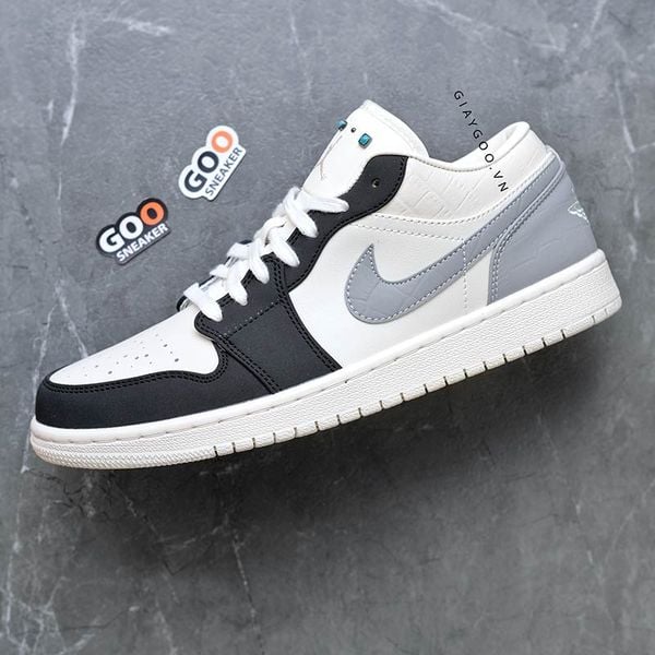  Giày Nike Air Jordan 1 Low Sail Light Smoke Grey IO2242 101 
