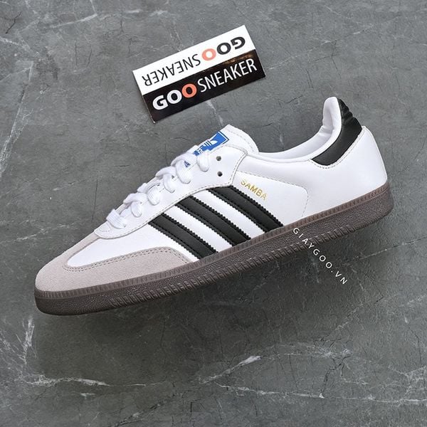  (BẢN DA THẬT) Adidas Samba OG Cloud White 