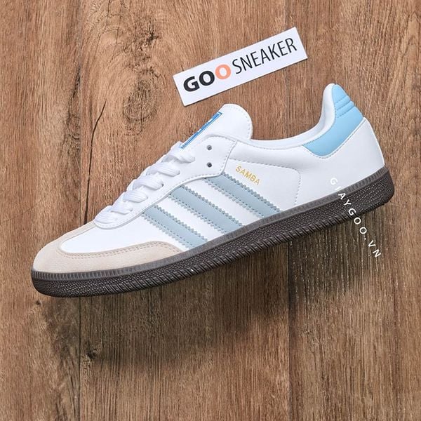  Giày Adidas Samba OG White Halo Blue ID2055 