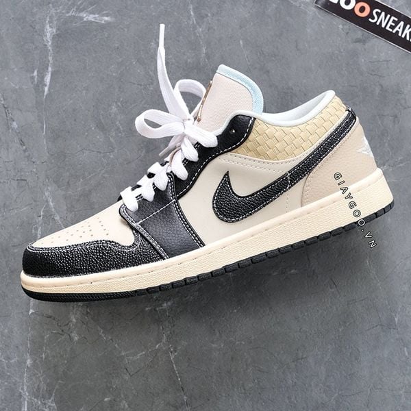giày Jordan 1 Low Coconut Milk Black rep 11 like auth best quality