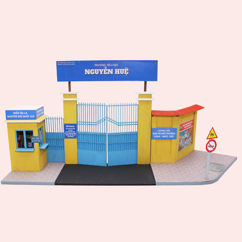 Mô Hình Sài Gòn Thu Nhỏ - Hồi Ức Mái Trường Xưa - GP02 (SẢN PHẨM CHƯA KÈM KEO)