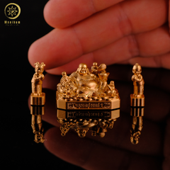 Phụ Kiện Bàn Thờ Tượng Di Lặc Và Tiên Đồng Ngọc Nữ Manihum - Quà Tặng Phong Thủy May Mắn Chiêu Tài - BTNPK-02