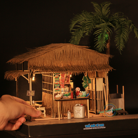 Mô Hình Miền Tây Tự Lắp Ráp - Điệu Hò Phương Nam - MT02 (SẢN PHẨM CHƯA KÈM KEO)