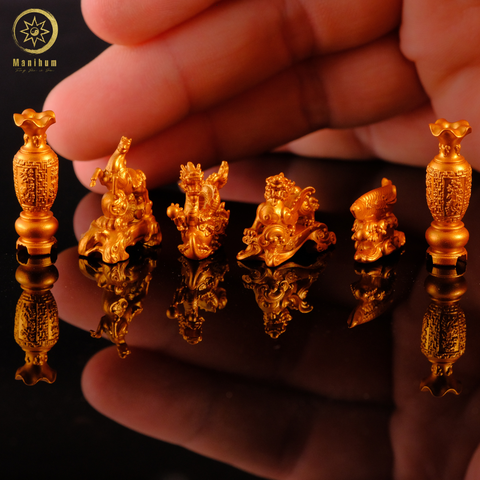 Mô hình tứ linh thu nhỏ phụ kiện trang trí