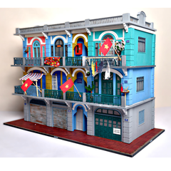 MÔ HÌNH SÀI GÒN XƯA - GP135-02- CHỢ LỚN (SẢN PHẨM CHƯA KÈM KEO)