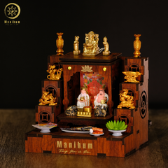 Set 1-2 COMBO 5 - BÀN THỜ  KIM TÀI PHÚC ĐỊA + PHỤ KIỆN