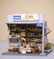 Mô Hình Sài Gòn Tí Hon - Tiệm Sách Cũ - AD05 (Sản phẩm chưa kèm keo)