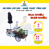 Sài Gòn Xưa - Mô Hình Hàng Rong - Xe Dừa - HR17 (SẢN PHẨM CHƯA KÈM KEO)