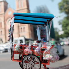 Sài Gòn Xưa Và Nay - Mô Hình Hàng Rong - Xe Đồ Chơi - HR10