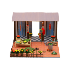 Mô Hình Tết Sài Gòn Xưa Và Nay - Đêm Giao Thừa - TX05 (SẢN PHẨM CHƯA KÈM KEO)