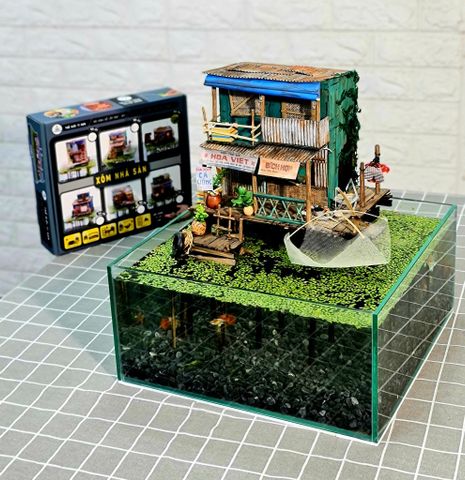 NS03 - Mô Hình Nhà Sàn (SẢN PHẨM CHƯA KÈM KEO)