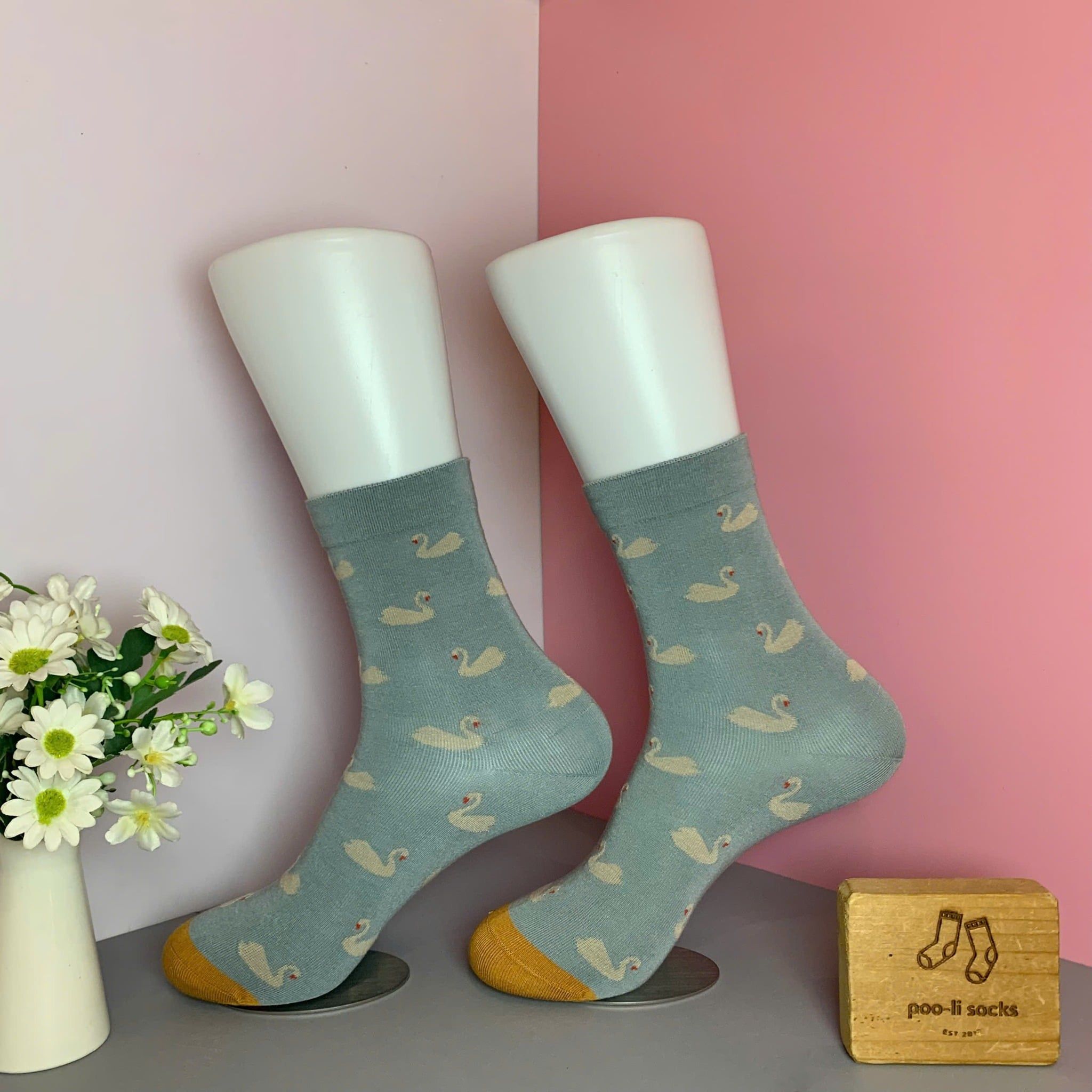 Vớ trung họa tiết thiên nga