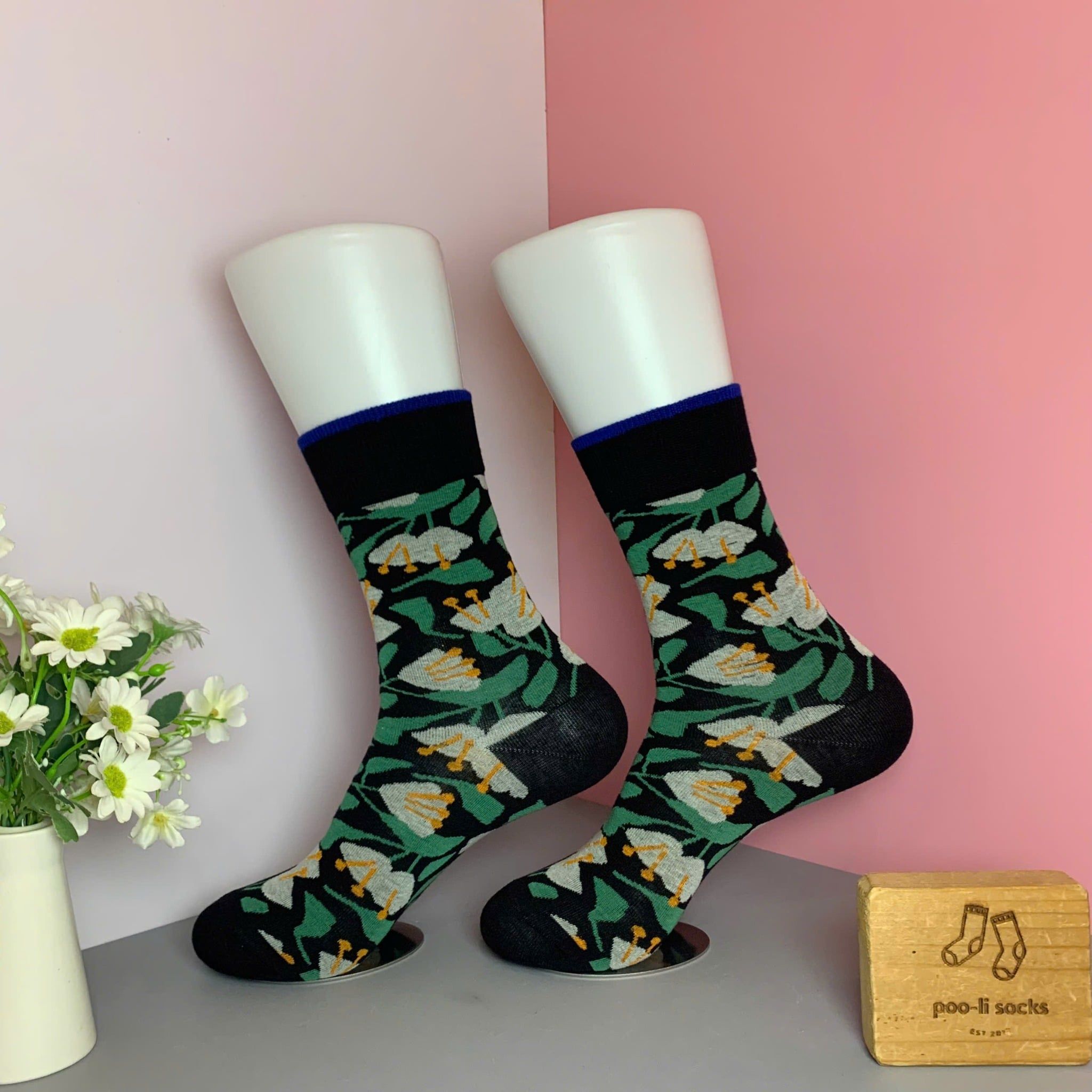 Vớ trung hoạ tiết thiên nhiên