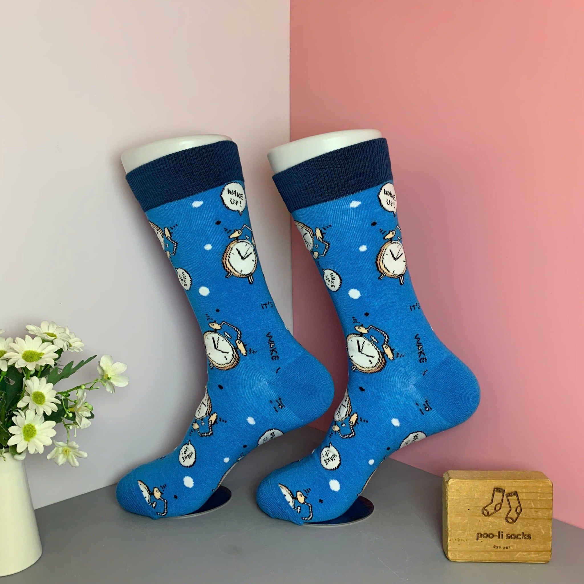 Vớ dài hoạ tiết đồng hồ