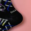 Vớ dài đen hoạ tiết ống nghiệm DNA