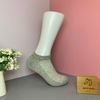 Vớ ngắn màu trơn xám nhạt