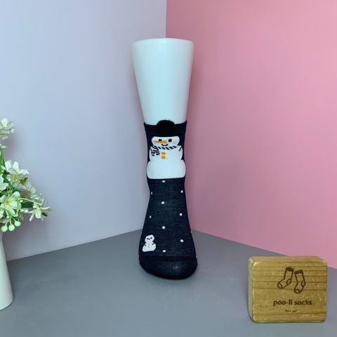  Vớ trung họa tiết giáng sinh người tuyết 