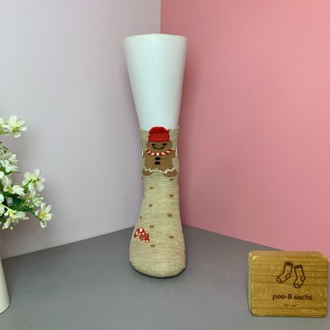  Vớ trung họa tiết giáng sinh bánh quy 