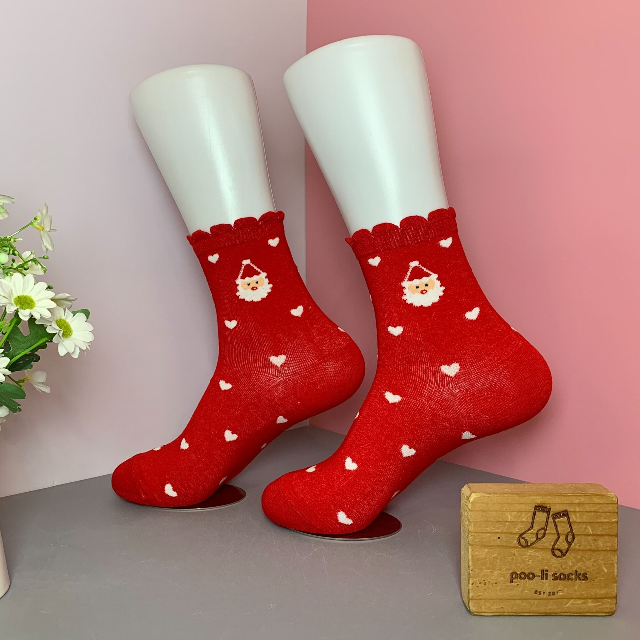 Vớ trung họa tiết giáng sinh - noel