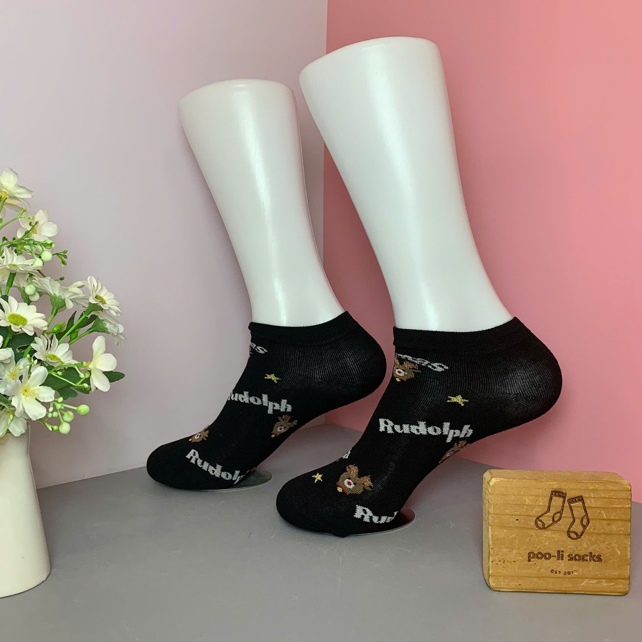 Vớ ngắn họa tiết giáng sinh - noel