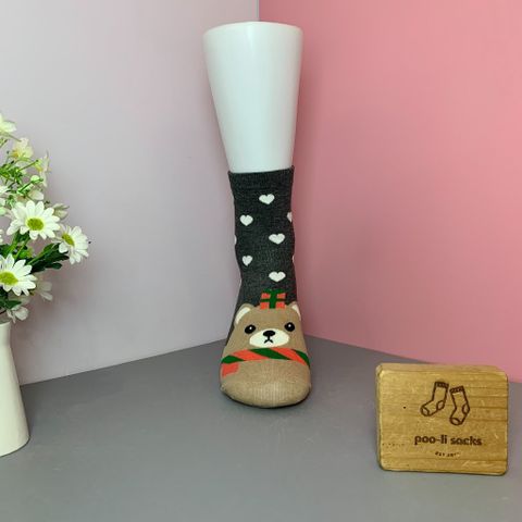  Vớ trung họa tiết gấu 