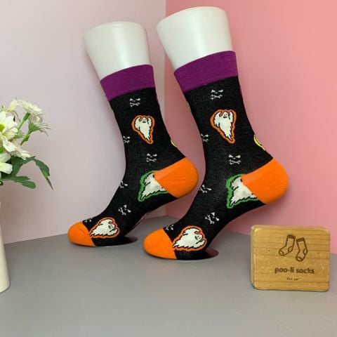 Vớ dài họa tiết halloween 