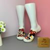 Vớ ngắn hoạ tiết hoạt hình Mickey trắng