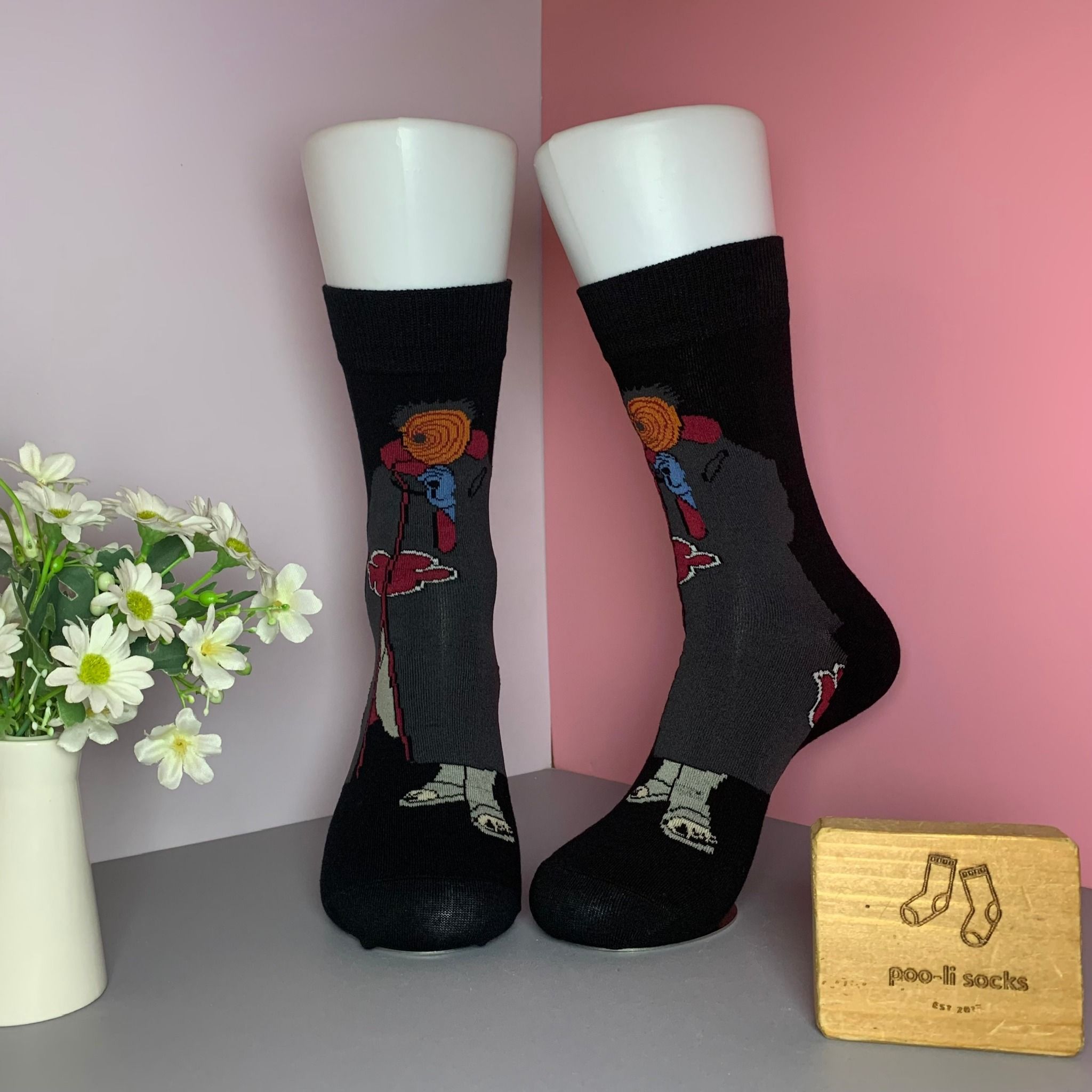 Vớ dài hoạ tiết nhân vật OBITO