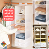 TỦ VẢI TREO QUẦN ÁO 6 NGĂN IKGoods - Trắng