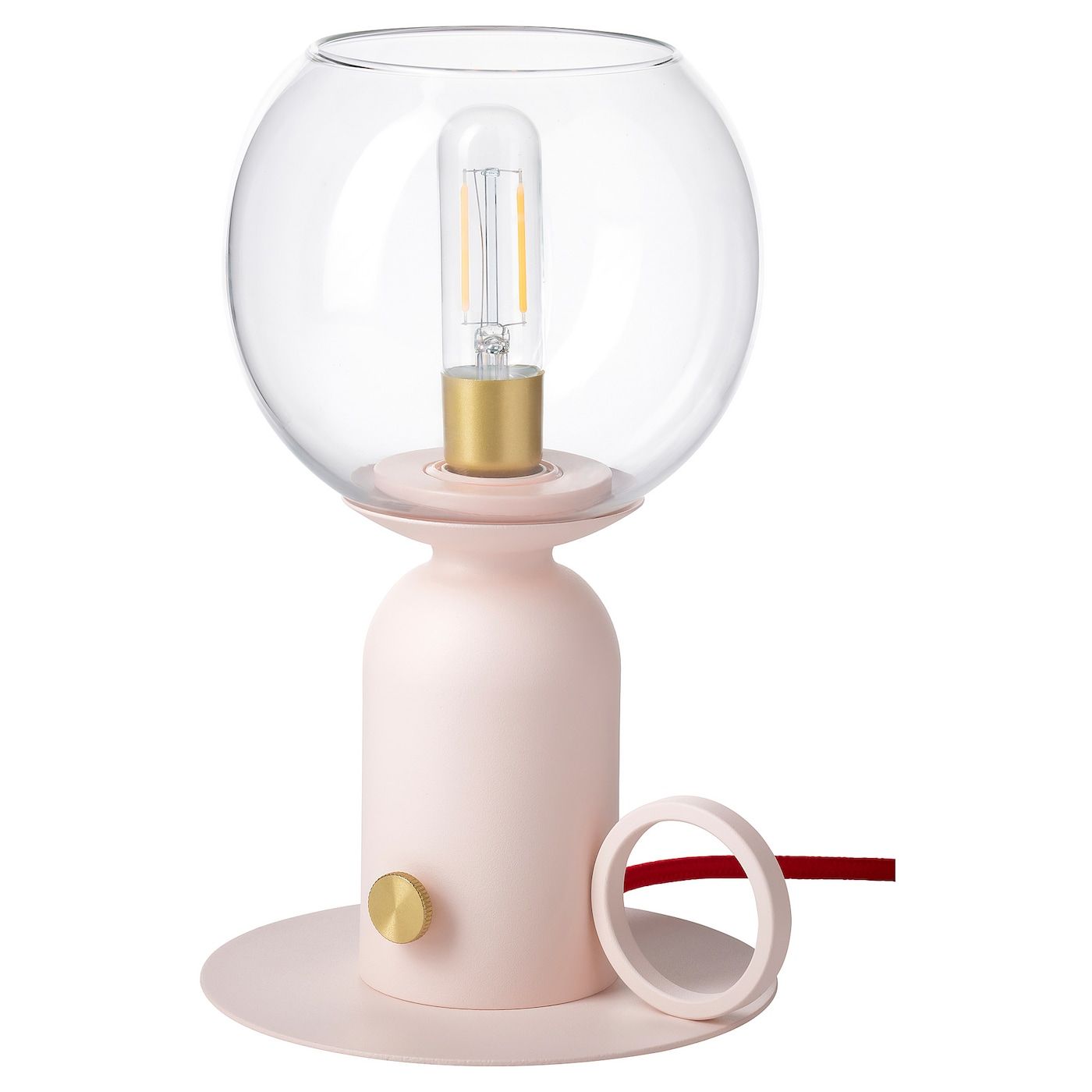 ĐÈN BÀN ĐIỀU CHỈNH ÁNH SÁNG ASKMULLER IKEA - hồng