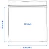 HỘP 25 TÚI ZIP LOCK IKEA ISTAD 2.5L