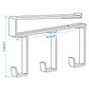 MÓC CẠNH TỦ BẾP TREO ĐỒ PALYCKE IKEA - Đen