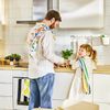 BỘ 4 KHĂN LAU ĐỒ BẾP RINNIG IKEA - họa tiết