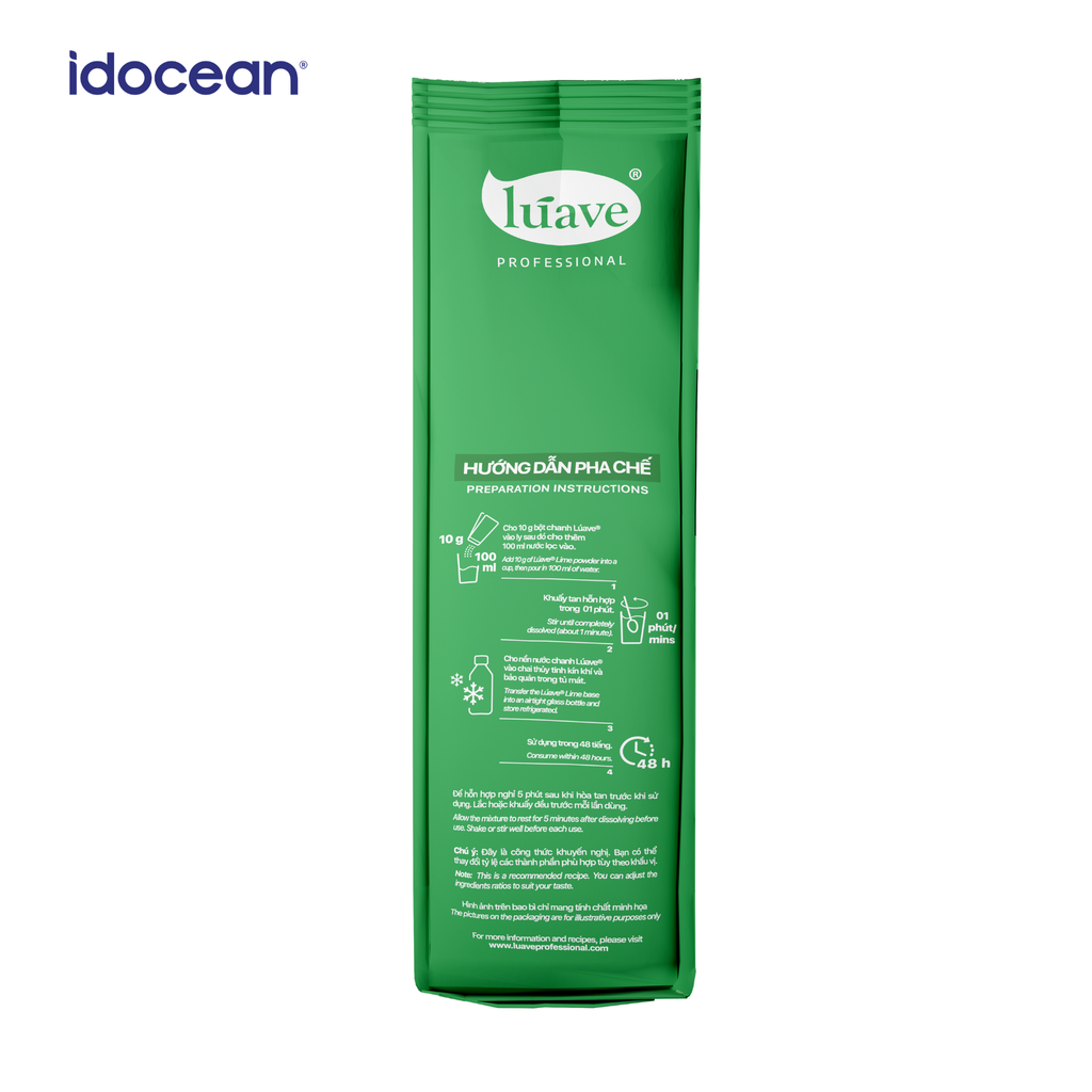 Bột chanh Lúave 400g - Thay Thế Chanh Tươi Chế Biến Nước Chấm, Pha Chế Đồ Uống, Nấu Ăn Nhanh Gọn