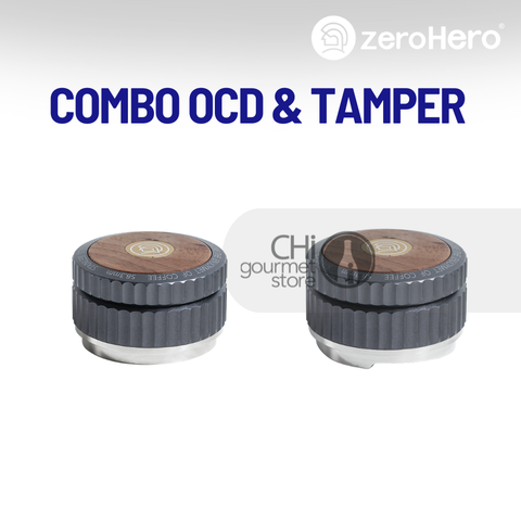 Combo Dụng Cụ Nén & San Phẳng Cà Phê Thor Distributor & Thor Normal Tamper 58mm zeroHero