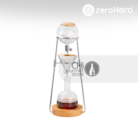 Tháp Pha Cà Phê Coldbrew Dingyuan Middle Ice Drip, Coffee Cold Drip Maker 500ml - zeroHero