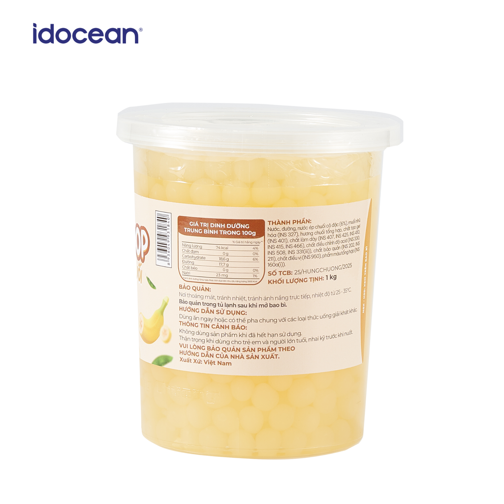 Thạch Jellopop Hùng Chương vị Chuối 1kg