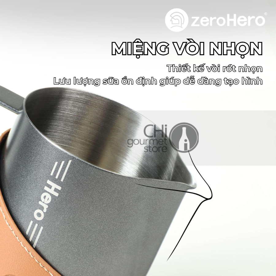 Ca Đánh Sữa Advanced Pitcher 450ml - Milk Jugs zerohero